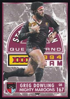 1994 Dynamic Rugby League Series 2 #167 Greg Dowling Front
